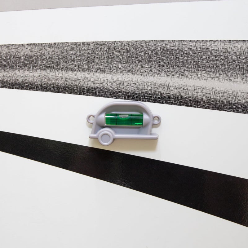 Camco Retro RV Level 2 Pack - Provides Front-to-Back or Side-to-Side Leveling & Can be Installed with Screw or Foam Tape - Features Fun Retro RV Design - Includes (2) Levels & Foam Tape (25520) - Image 4